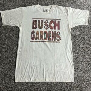 Vintage NEW 80s Busch Gardens Amusement Park Beer Tshirt Size Large/XL